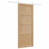 vidaXL Sliding Door ORKDAL Brown 86 x 211 cm Solid Pine Wood
