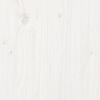 vidaXL Garden Planter White 60x60x49.5 cm Solid Wood Pine