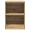 vidaXL Garage Storage Cabinet Artisan Oak 60x51x85 cm Solid Wood Pine