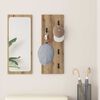 vidaXL Wall-Mounted Coat Rack Artisan Oak 30 x 1.5 x 80 cm