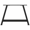 vidaXL Coffee Table Legs A-Shaped 2 pcs Black&nbsp;70x(42-43) cm Steel
