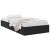 vidaXL Storage Bed with Mattress with Storage Black 90 x 190 cm Velvet