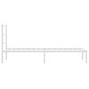 vidaXL Metal Bed Frame without Mattress with Headboard White 80x200cm