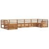 vidaXL Outdoor Sofa Set 7 pcs Natural Solid Acacia Wood