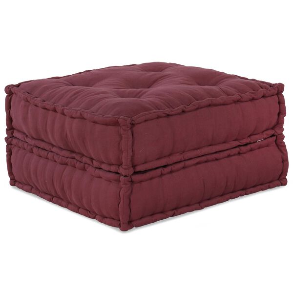 vidaXL Modular Sofa 2 pcs Maroon 140 x 70 x 36 cm Fabric