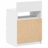 vidaXL Bedside Cabinets 2 pcs with 2 Drawers White 40x33x60 cm
