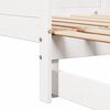 vidaXL Pull-out Day Bed White 203.5 x 184 x 56.5 cm Solid Pine Wood