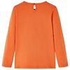 Kids' T-shirt with Long Sleeves Burnt Orange 104