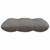 vidaXL Seat Cushions 4 pcs Taupe 40 x 40 x 12 cm Fabric