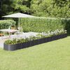 vidaXL Garden Raised Bed Galvanised Steel 620x80x36 cm Anthracite
