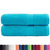vidaXL Premium Hand Towels SOLUND 2 pcs Turquoise 50x100 cm 600 gsm