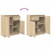 vidaXL Sideboard with Drawer Sonoma Oak 71x35x84 cm Engineered Wood