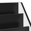 vidaXL Kids Bookshelf Black 60 x 29.5 x 69 cm Engineered Wood
