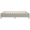 vidaXL Box Spring Bed Frame Light Grey Super King Fabric (UK/IE/FI/NO only)