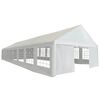 vidaXL Party Tent | White | Polyethylene, Powder-Coated Steel | Large