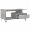 vidaXL Coffee Table Concrete Grey 90x49x45 cm Engineered Wood