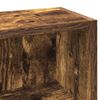 vidaXL CD Cabinets 2 pcs Smoked Oak 21x16x93.5 cm Engineered Wood