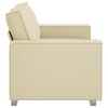 vidaXL Sofa Cream 160 x 78 x 84 cm Fabric