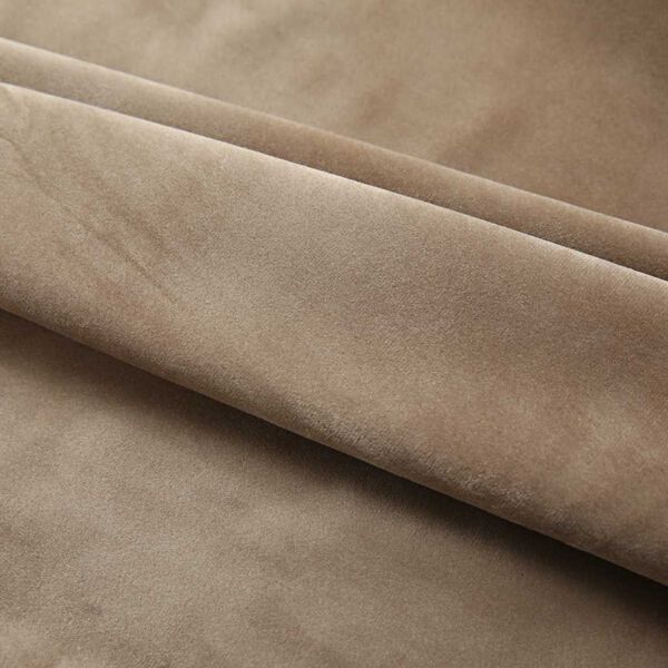vidaXL Blackout Curtain with Hooks Velvet Beige 290x245 cm