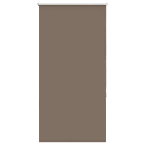 vidaXL Roller Blind Blackout Coffee 85x175 cm Fabric Width 80.7 cm Polyester