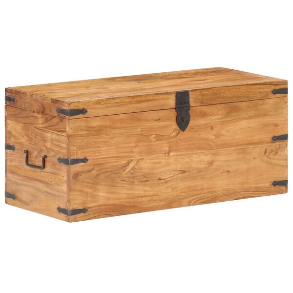 vidaXL Chest 90x40x40 cm Solid Acacia Wood