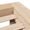 vidaXL Bed Frame without Mattress 140x190 cm Solid Wood Pine