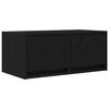 vidaXL TV Cabinets 2 pcs Black Oak 60x31x25.5 cm Engineered Wood
