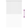 vidaXL Roller blind blackout 124.4x175 cm Fabric Width 120 cm white