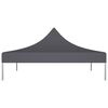 vidaXL Party Tent Roof 2x2 m Anthracite 270 g/m²