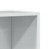 vidaXL Bookcase High Gloss White 40x24x176 cm Engineered Wood