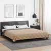 vidaXL Full Year Duvet Anthracite and Taupe 220 x 260 cm Microfiber