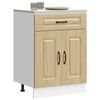 vidaXL Kitchen Base Cabinet Kalmar Sonoma Oak Engineered Wood