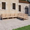 vidaXL 6 Piece Garden Lounge Set Solid Wood Pine