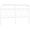 vidaXL Metal Headboard White 150 cm