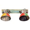 vidaXL Industrial Wall Lamp Multicolour 45x25 cm E27