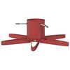 vidaXL Christmas Tree Stand 1.73 Red 50 x 50 x 15.5 cm Steel