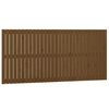 vidaXL Wall Headboard Honey Brown 185x3x90 cm Solid Wood Pine