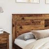 vidaXL Headboard with Headboard Old Wood 200 cm Engineered Wood
