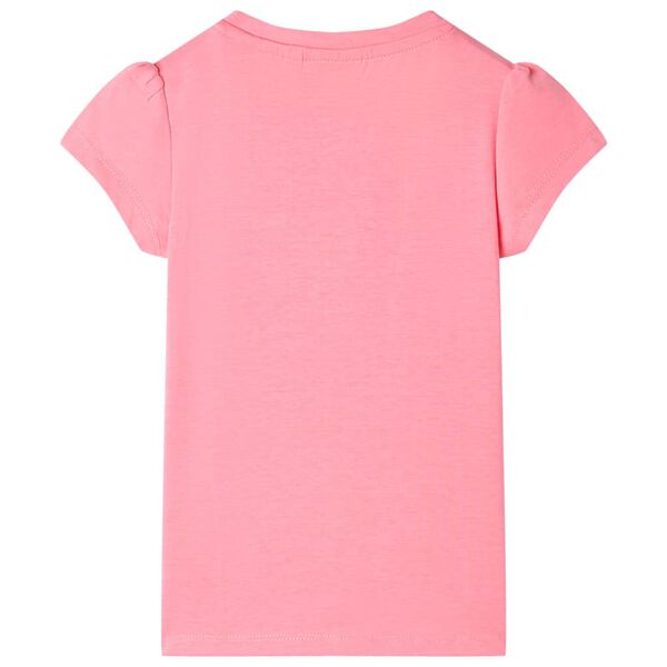 Kids' T-shirt Neon Pink 128