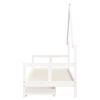 vidaXL Kids Bed Frame with Drawers White 80x200 cm Solid Wood Pine