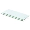vidaXL Shelves 2 pcs Panel Glass Clear 50x15 cm