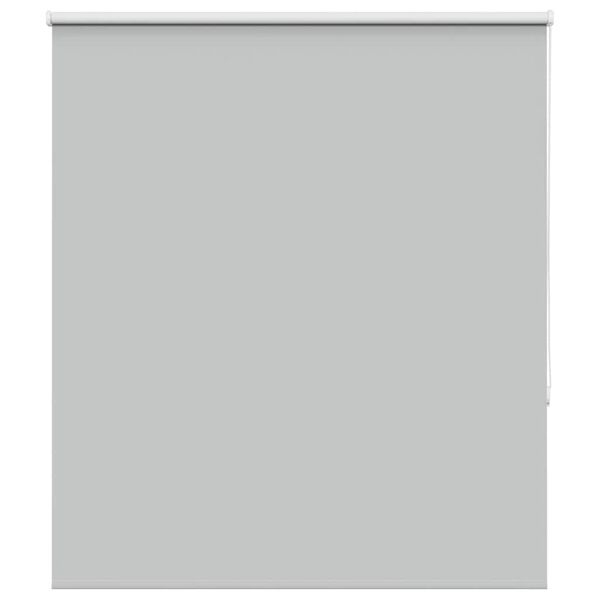 vidaXL Roller Blind Blackout Light Grey 125x130 cm Fabric Width 121.6 cm Polyester
