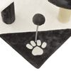 vidaXL Cat Tree with Sisal Scratching Posts Dark Grey and White 120 cm