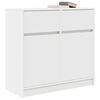 vidaXL Sideboard with Drawer White 80x34x76 cm Engineered Wood