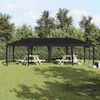 vidaXL Party Tent Anthracite 800 x 400 x 266 cm Polyethylene and Steel
