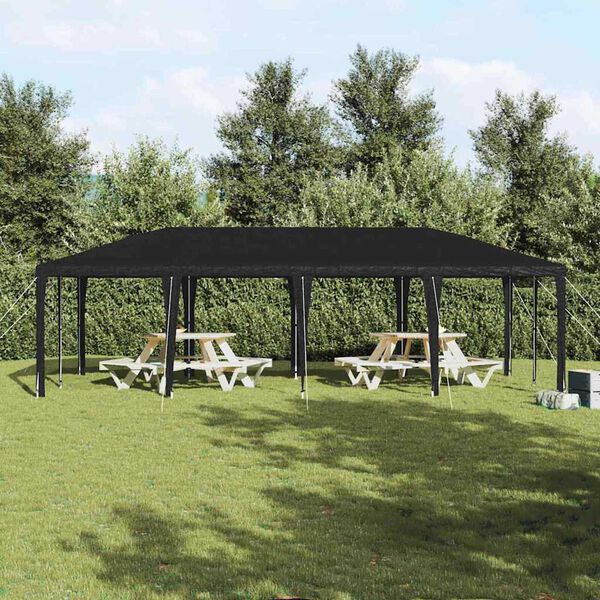 vidaXL Party Tent Anthracite 800 x 400 x 266 cm Polyethylene and Steel