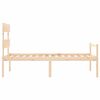 vidaXL Senior Bed without Mattress Single Solid Wood