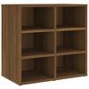 vidaXL Shoe Cabinets 2 pcs Brown Oak 52.5x30x50 cm