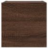 vidaXL Wall Mounted TV Cabinet 2 pcs Brown Oak 30.5x30x30 cm