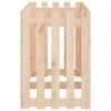 vidaXL Garden Raised Bed with Fence Design 150x50x70 cm Solid Wood Pine